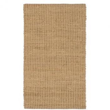 Alfombra de Yute Trenzada Natural 100% - Rectangular 140x70 cm para Salón, Comedor, Dormitorio y Pasillos