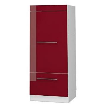 Armario para microondas Fame-Line, Rojo Burdeos Brillante, 60 cm