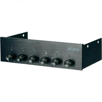 Akasa FC.SIX 5.25 6-Channel Fan Controller with LED Lighting