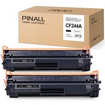 PINALL (CON CHIP) Tóner compatible con HP CF244A 44A para HP Laserjet Pro M15w M15a M16w M16a M29w M29a HP Laserjet Pro MFP M28w MFP M28a (2 negros)