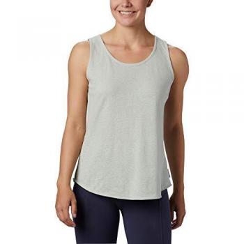 Columbia Summer Chill Camiseta sin Mangas, Mujer, Verde frío, Small