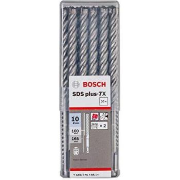 Bosch Professional 2608576196 - Juego de 30 brocas para martillo SDS Plus-7X