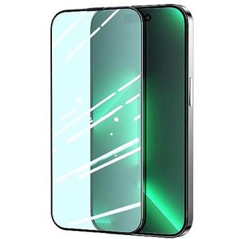 Vidrio Templado Verde Knight Joyroom para iPhone 14 Pro con Filtro Anti Luz Azul - Pantalla Completa JR-G02