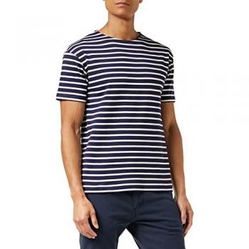 Armor-Lux Men's Long Sleeve Striped T-Shirt - Multicolour (Navire/Nature 429)