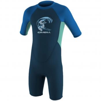 Traje neopreno O'Neill Toddler Reactor 2 2mm Back Zip manga corta infantil azul marino negro