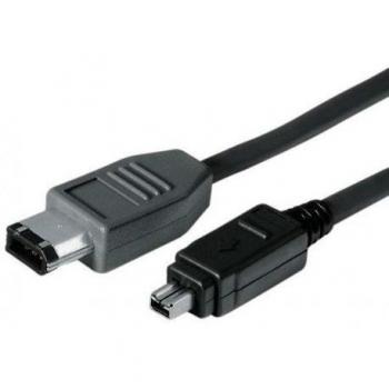 Cable firewire 6-4 pin macho 1,8 m