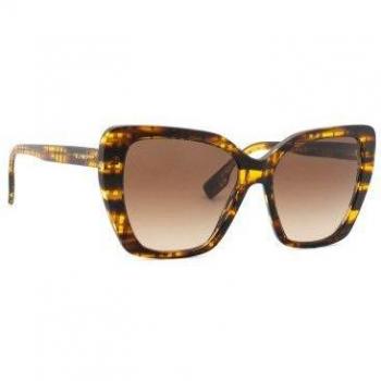 Burberry Tamsin BE4366 3981/13 55-16 Sunglasses Brown Striped Brown