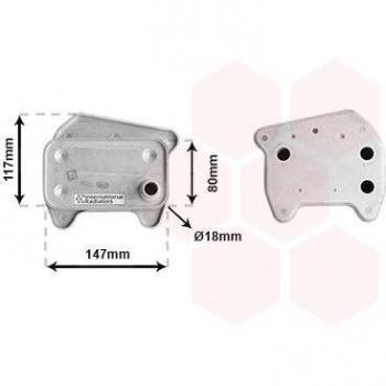 Enfriador de aceite VAN WEZEL 30013707