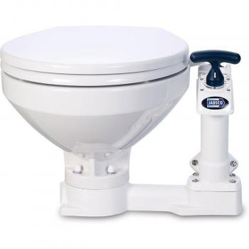 JABSCO Compact Manual Marine Toilet - Space-Saving Bowl