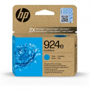 Cartucho de Tinta Original HP EvoMore 924e cian