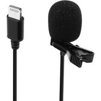 Micrófono de Corbata Lightning Omnidireccional Anti-Viento 1,5m Puluz
