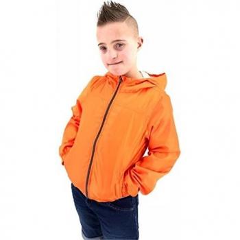 Chaqueta con Capucha (Naranja, 10A)