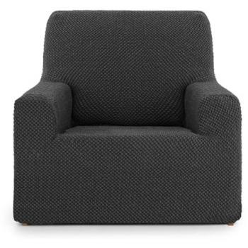 Funda de sofá bielástica 1 plaza Thor Gris Oscuro 70 x 110 x 110 cm