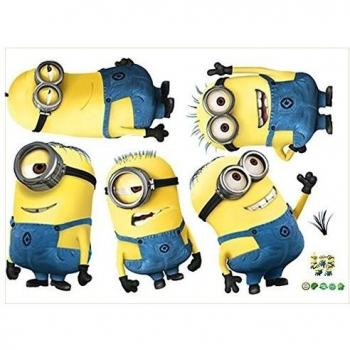 Minions Lindas etiquetas pegatinas impermeable DIY Pegatinas de pared Inicio coches Art Pegatinas Niños Niñas Regalo Guardería Decor