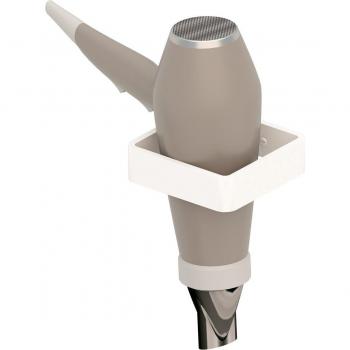 Soporte Secador de Pelo Rotterdam Mate Blanco