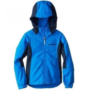 Columbia Splashflash II Hooded Softshell Jacket - Chaqueta para niño, color azul, talla XS