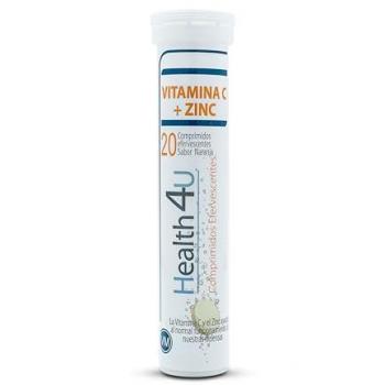 Comprimidos Efervescentes de Vitamina C + Zinc para Defensas 20 unidades Sabor Naranja