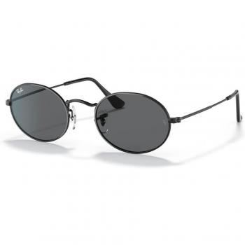 Ray-Ban RB3547 002/B1 Men's Oval Sunglasses Black Size 51