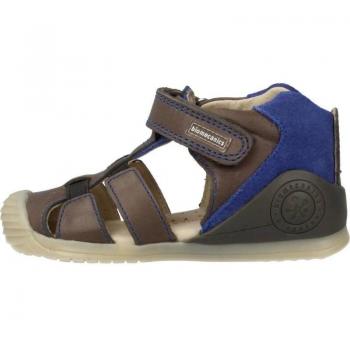 Sandalias Niño Marca Biomecanics Modelo 182147 Color Gris Antracita