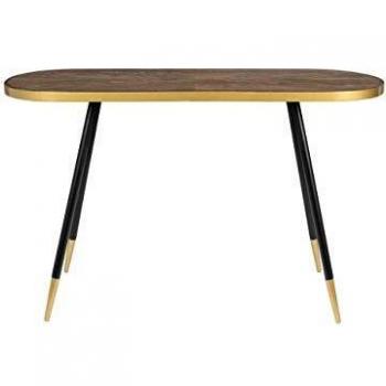 Mesa Consola Denise - Diseño Moderno, Acabado en Madera de Nogal, Dimensiones 41 x 121 x 75 cm