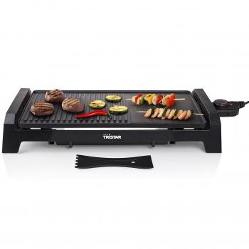Tristar BP-2630 - Grill plancha para asados, 2200 W, 50 x 25 cm