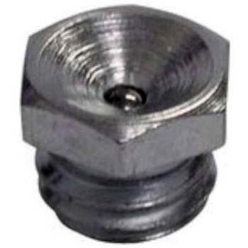 UMETA 3101128 - Engrasador de Acero Tipo LUB Recto Cóncavo M10x1,5