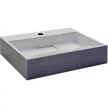 vidaXL Wash Basin 50x38x13 cm Mineral Cast/Marble Cast White