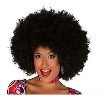 Guirca- Peluca rizos afro, Talla única