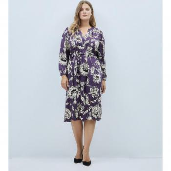 Vestido midi de manga larga Couchel