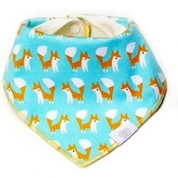 Logan & Lenora Organic Neckerchief Bib - Fine Fox by Logan + Lenora