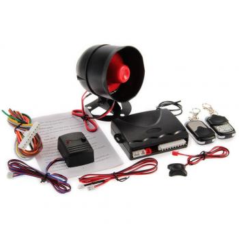 CARCHET® Alarma Sirena 2 Mando a Distancia para Coche Antirrobo Univerdal