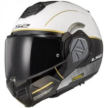 LS2 Casco Modular FF906 Advant Iron - ECE 2206, Talla XS, Color Negro Blanco Mate-Negro Vaquero