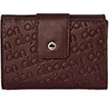 Don Algodon Cartera Monedero Billetero Tarjetero Cuero Mujer con Cremallera y Bolsillos Gran Capacidad Morado