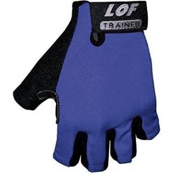 Lof Trainer - Guantes de fitness para hombres, color azul, talla XL
