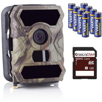SecaCam HomeVista Full HD 100 grados gran angular Cámara de vigilancia| Cámara Trail - Pack Premium