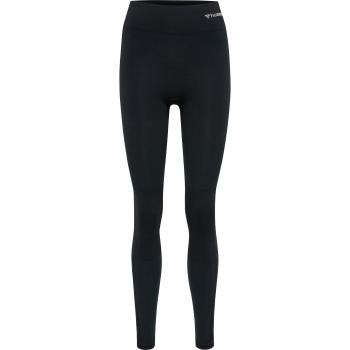 Hummel Mallas Cleaa Seamless Mid Waist - Mallas femeninas, diseño seamless, cintura media, material elástico y transpirable, ideal para actividades deportivas y uso diario