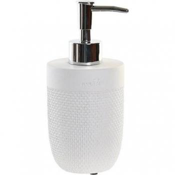 Dispensador de Jabón Cemento Blanco Polipropileno 8,5x7,5x16,5