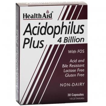 Health Aid Acidophilus Plus 4 Billion - 30 Vegicaps