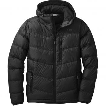 Outdoor Research Mens Transcendent Down Hoody Black