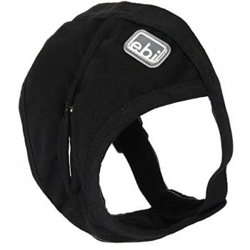 Bragas Clásicas para Perros Ebi - Talla S, 24-31 cm, Algodón Negro, Incluye 3 Toallas Sanitarias Adicionales