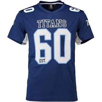 Majestic Athletic Tennessee Titans NFL Moro Poly Mesh Jersey tee T-Shirt Trikot