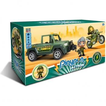 PINYPON ACTION - Set 2 vehículos Fuerzas Especiales Pinypon Action