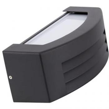 Aplique de Pared Exterior de Aluminio Riva con Iluminación LED para Decoración de Salón, Habitación y Dormitorio