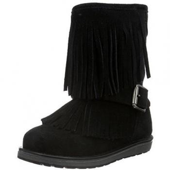 Geox JR NOHA C, Botines Niñas, Schwarz