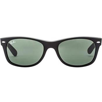 Ray-Ban New Wayfarer RB2132 901 Sunglasses Unisex Black 52 MM