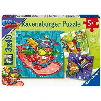 Ravensburger - Super Zings - Puzzle 3x49 Piezas, Edad Recomendada 5+ años, - Dimensiones: 21 x 21 cm