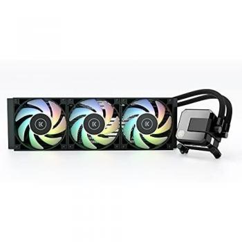 Enfriador de agua todo en uno EK-AIO Elite 360 D-RGB con ventiladores EK-Vardar de alto rendimiento para CPU Intel y AMD