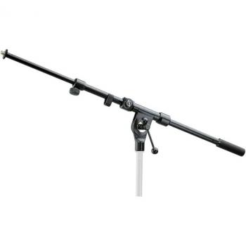 K&M 211/1 Telescoping Boom Arm with 5/8 Thread, 17-29.3 Length, Black