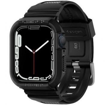 Funda y Correa Spigen Rugged Armor Pro para Apple Watch 40mm/41mm - Negro