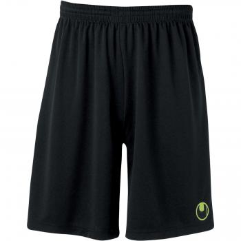 uhlsport Teamsport Center Basic II Pantalones Cortos Sin Slip Interior, todo el año, color schwarz/flash grün, tamaño xx-large